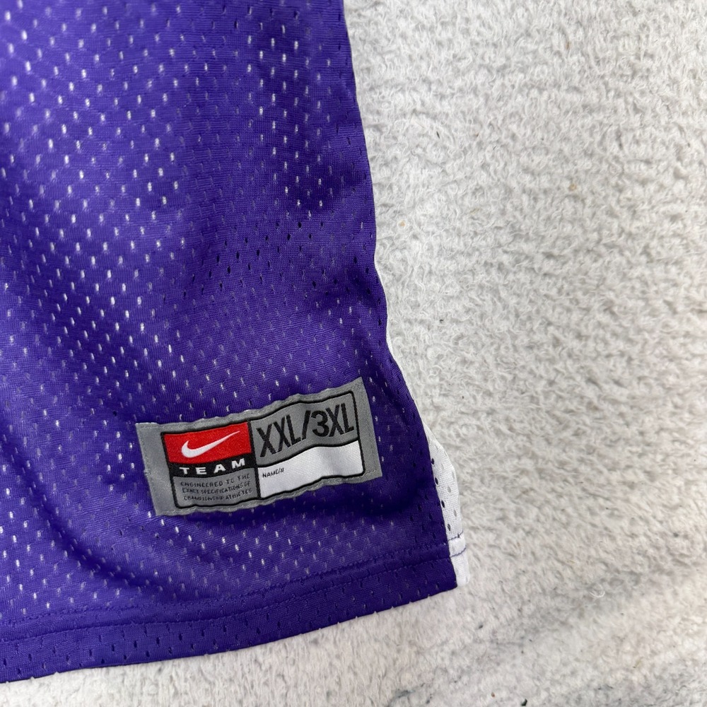 VTG Nike 90s Womens Reversible Basketball Tank Top Purple Mesh Size 2XL 3XL NWT - Picture 3 of 6